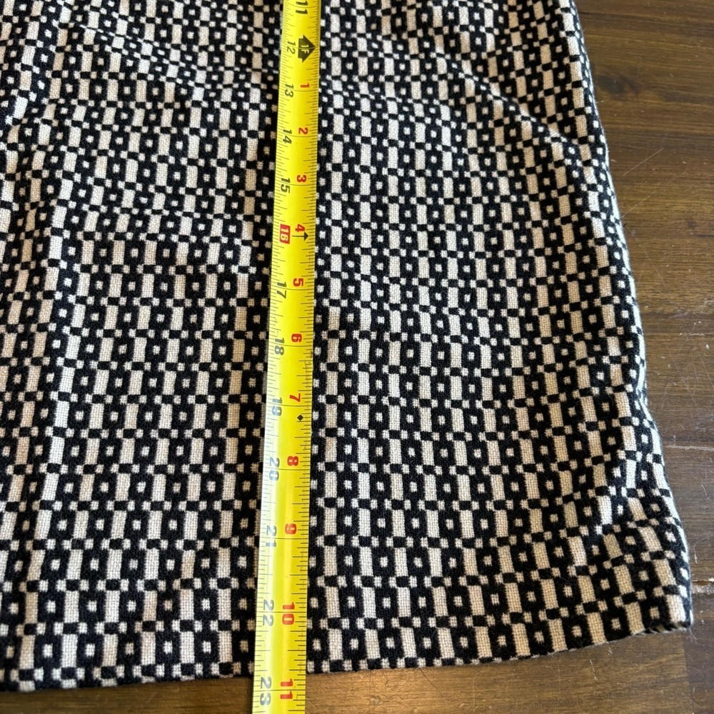Banana Republic Jacquard Printed Pencil Skirt Horse bit Career Classic Womens 10 - Picture 7 of 8
